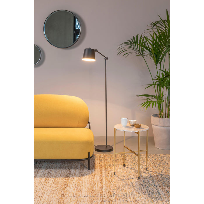 Spiegel Raj Medium Metaal Zwart Ø60x7.5 cm-Spiegels-Creating Home