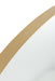 Spiegel Rond hoge rand metaal/glas goud large-J-Line