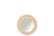 Spiegel Roze Mirror L 52 cm 52x52x3 cm-Spiegels-J-Line