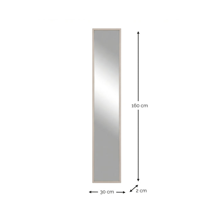 Spiegel SCHOOL Silky Taupe Spinder Design 30x2x160 cm-Spiegels-Spinder