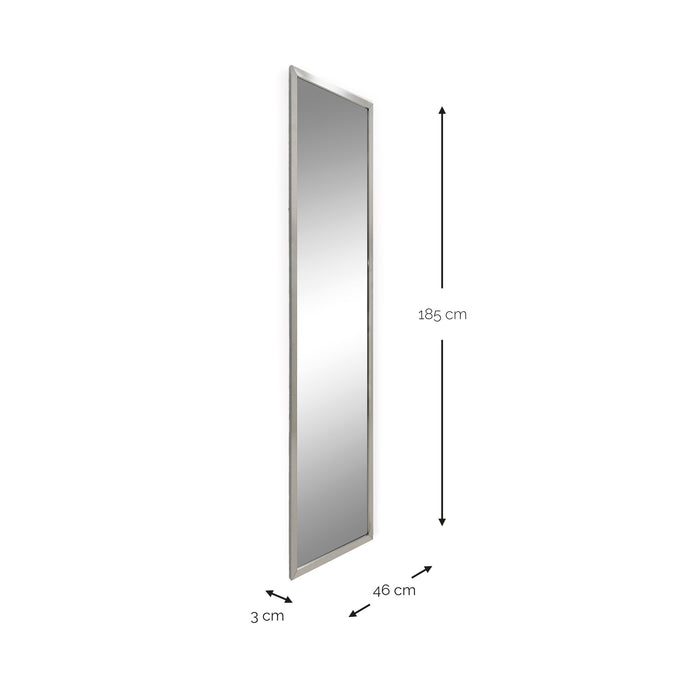 Spiegel SENZA M2 RVS Spinder Design 46x3x185 cm-Spiegels-Spinder