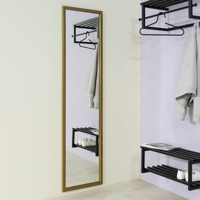 Spiegel SENZA M2 Rechthoek Goud Spinder Design 46x3x185 cm-Spiegels-Spinder