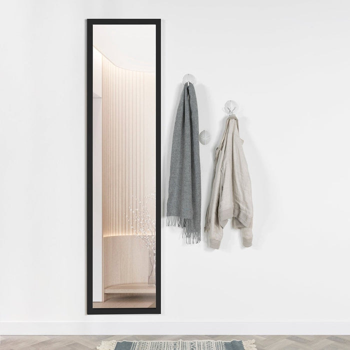 Spiegel SENZA M2 Rechthoek Zwart Spinder Design 46x3x185 cm-Spiegels-Spinder