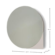Spiegel SONNET L Rond Silky Taupe 55cm Spinder Design-Spiegels-Spinder