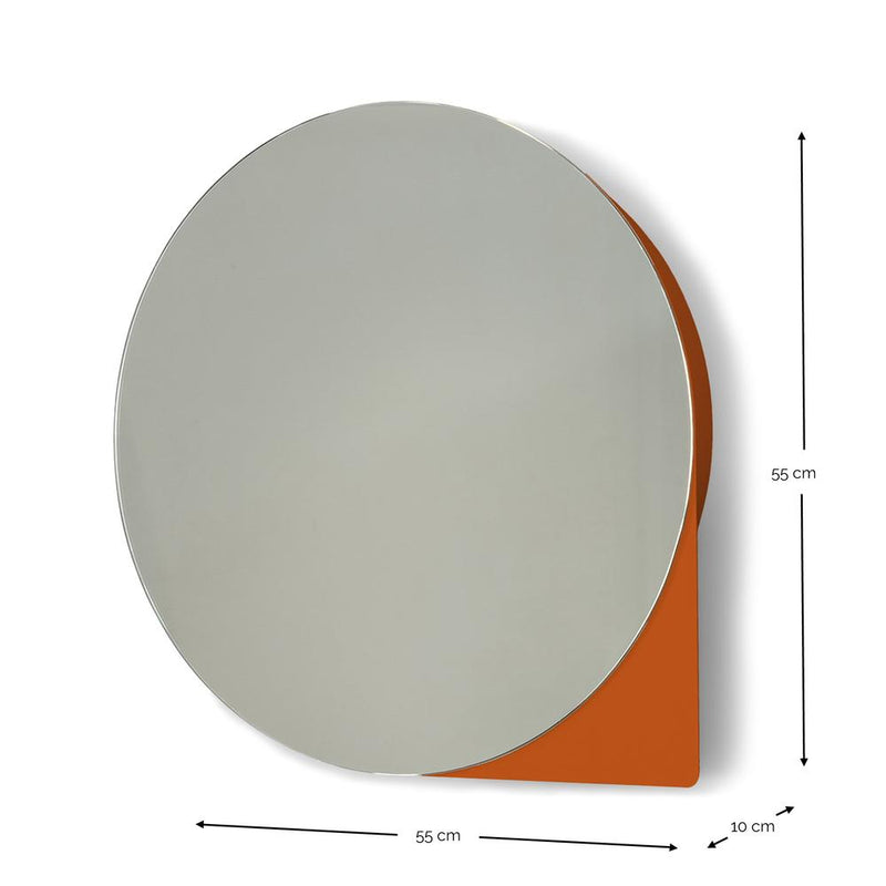 Spiegel SONNET L Rond Tuscan Terra 55cm Spinder Design-Spiegels-Spinder