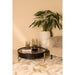 Spiegel Salontafels Zwart 30 cm-Salontafels-PTMD