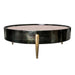 Spiegel Salontafels Zwart 30 cm-Salontafels-PTMD