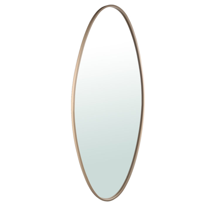 Mirrors Serine Sand Steel Oval Mirror Large