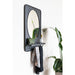 Spiegel Shelf Pascal M Metaal Zwart 50x80 cm-Spiegels-Creating Home