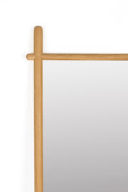 Spiegel Solene Oak hout Naturel 3.6x58 cm-Spiegels-Creating Home