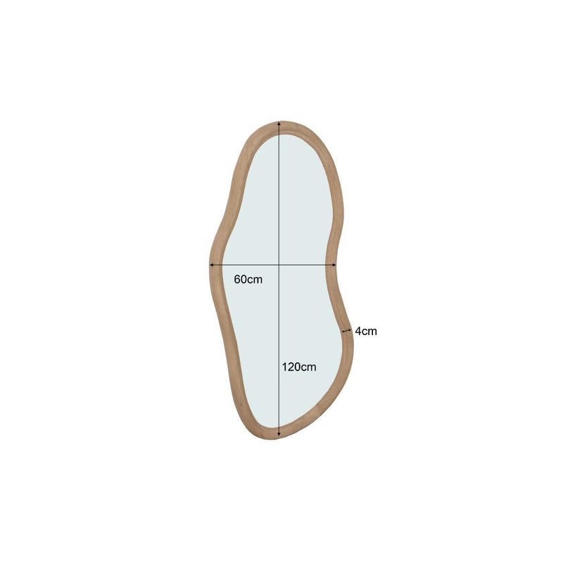Spiegel Sophie Bruin 120 cm 63x4x120 cm-Spiegels-Livingfurn