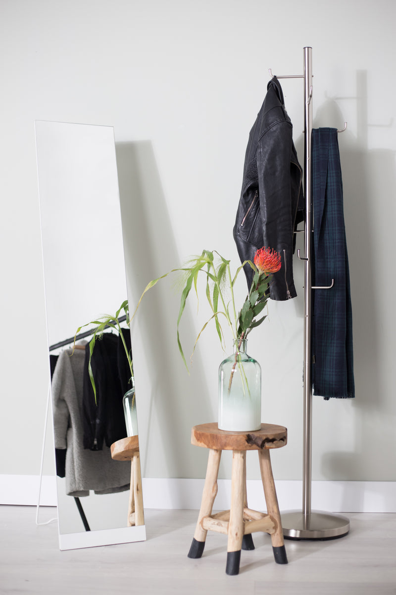 Spiegel Stand Metaal Wit 147.5x30.5 cm-Spiegels-Creating Home