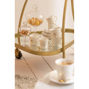 Spiegel Trolley Goud Glas 51x62 cm-Spiegels-J-Line