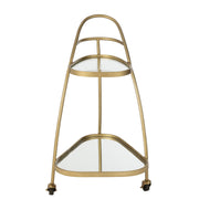 Spiegel Trolley Goud Glas 51x62 cm-Spiegels-J-Line