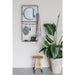 Spiegel Wall Rack Mirror Duco Metaal Zwart 50x16 cm-Spiegels-Creating Home