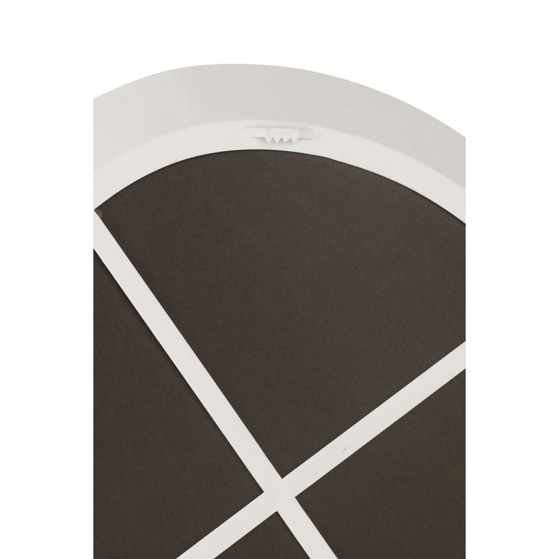 Spiegel Wall Spiegel Rond Metaal/Glas Wit S 4.5x60.5x58 cm-Spiegels-J-Line
