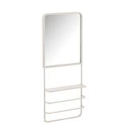 Spiegel Wit Mirror 12x40 cm-Spiegels-J-Line