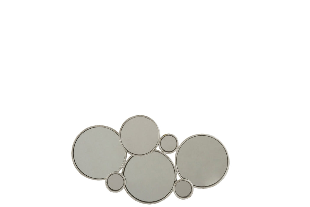 Spiegel Zilver Glas 5x57 cm-Spiegels-J-Line