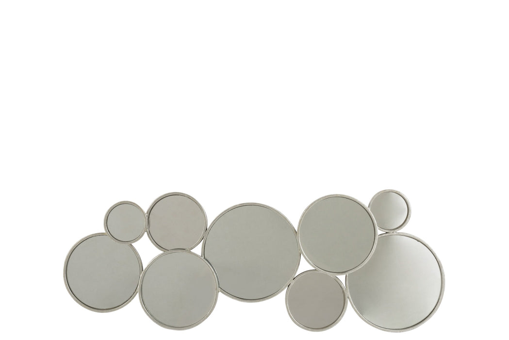 Spiegel Zilver Ijzer 5x84 cm-Spiegels-J-Line