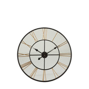 Spiegel Zilver Ijzer 70 cm 70x70x5 cm-Klokken-J-Line