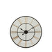 Spiegel Zilver ijzer 70 cm 70x70x5 cm-Klokken-J-Line
