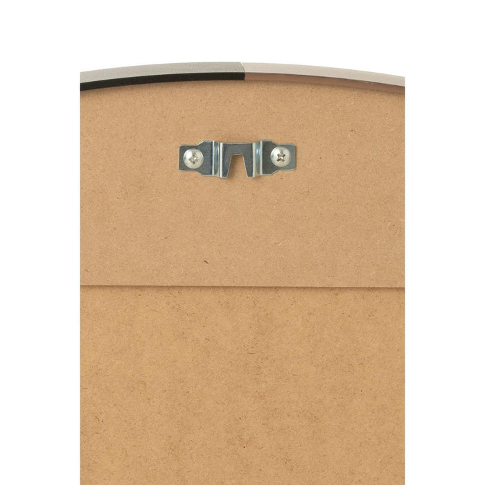 Spiegel Zwart Eiken hout Rond 90 cm-Spiegels-J-Line