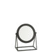 Spiegel Zwart Ijzer Rond 30 cm - Zwart - 27345-Spiegels-J-Line