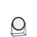 Spiegel Zwart Ijzer Rond 30 cm - Zwart-Spiegels-J-Line