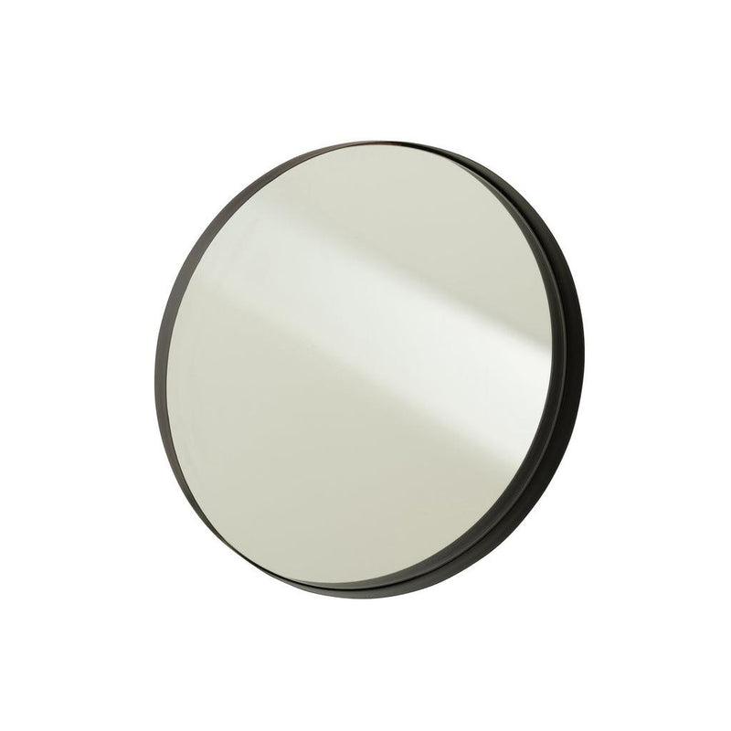 Spiegel Zwart Ijzer Rond 50 cm 50x50x5 cm-Spiegels-J-Line