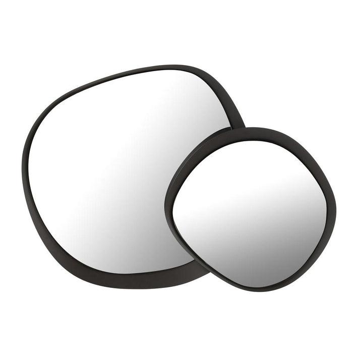 Spiegel Zwart Ijzer Rond 6x86 cm-Spiegels-J-Line