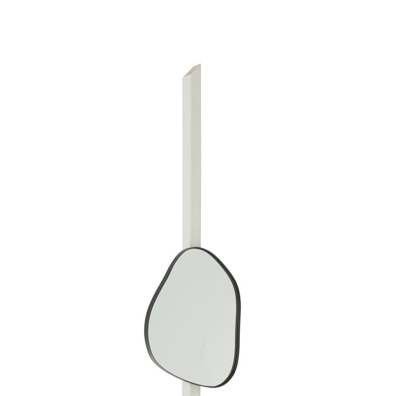 Spiegel Zwart Ijzer S 29x41 cm-Spiegels-J-Line