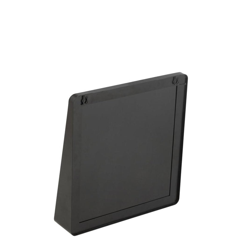 Spiegel Zwart Ijzer Vierkant 9x38 cm-Spiegels-J-Line