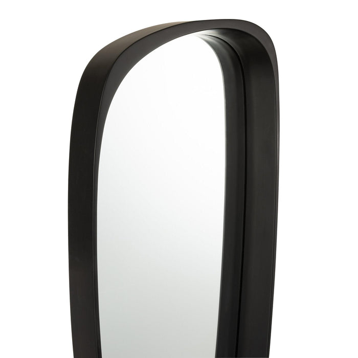 Spiegel Zwart Mdf 89x33 cm-Spiegels-J-Line