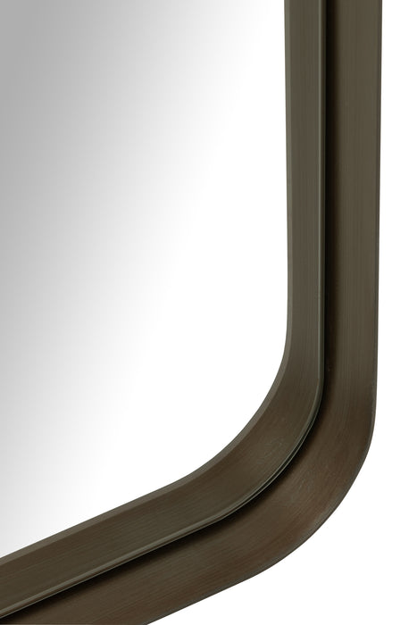 Spiegel Zwart Metaal S 10x160 cm-Spiegels-J-Line