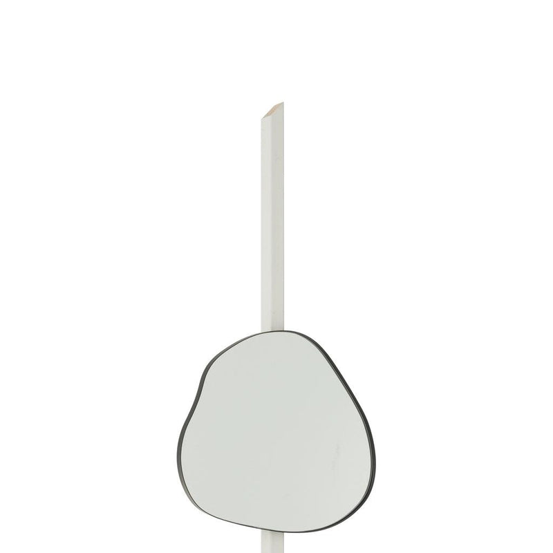 Spiegel Zwart Mirror 49 cm 49x47x2.5 cm-Spiegels-J-Line