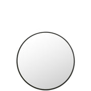 Spiegel Zwart Mirror Rond 110 cm 110x110x2.5 cm-Spiegels-J-Line