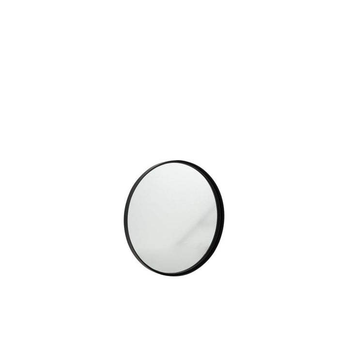 Spiegel Zwart Mirror Rond 60 cm 60x60x4 cm-Spiegels-J-Line