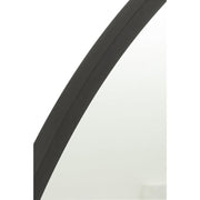 Spiegel Zwart Mirror Rond 80 cm 80x80x2.5 cm-Spiegels-J-Line