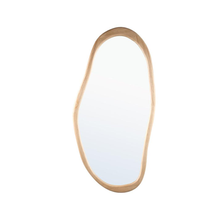 Spiegels Barragh Naturel Solid Hout Organic Spiegel Ovaal-Spiegels-PTMD