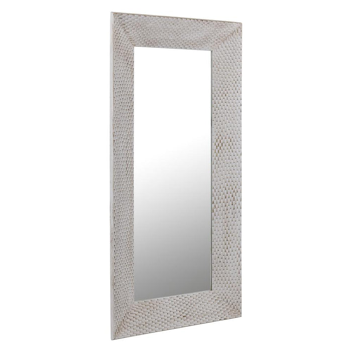 Spiegels Chinasa Wit Rect MDF Spiegel Goud Finish Low-Spiegels-PTMD