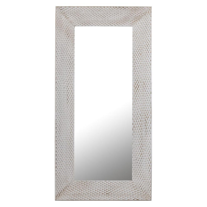 Spiegels Chinasa Wit Rect MDF Spiegel Goud Finish Low-Spiegels-PTMD