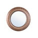 Spiegels Gezzy Naturel Houten Fineer Spiegel Thick Frame Rnd-Spiegels-PTMD