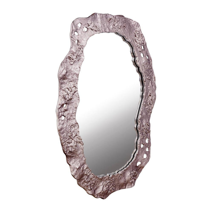 Spiegels Kariss Bronze Casted Alu Spiegel Rough Ovaal Shape-Spiegels-PTMD