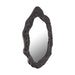 Spiegels Morina Zwart Alu Spiegel Organic Ovaal Shape-Spiegels-PTMD