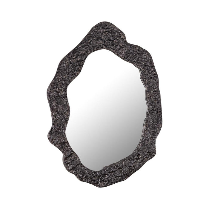 Spiegels Morina Zwart Alu Spiegel Organic Ovaal Shape-Spiegels-PTMD