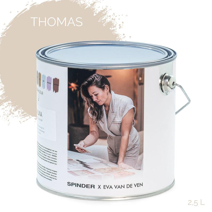 Spinder x Eva van de Ven - 2,5L Matte Muurverf - Thomas-Verf-Spinder