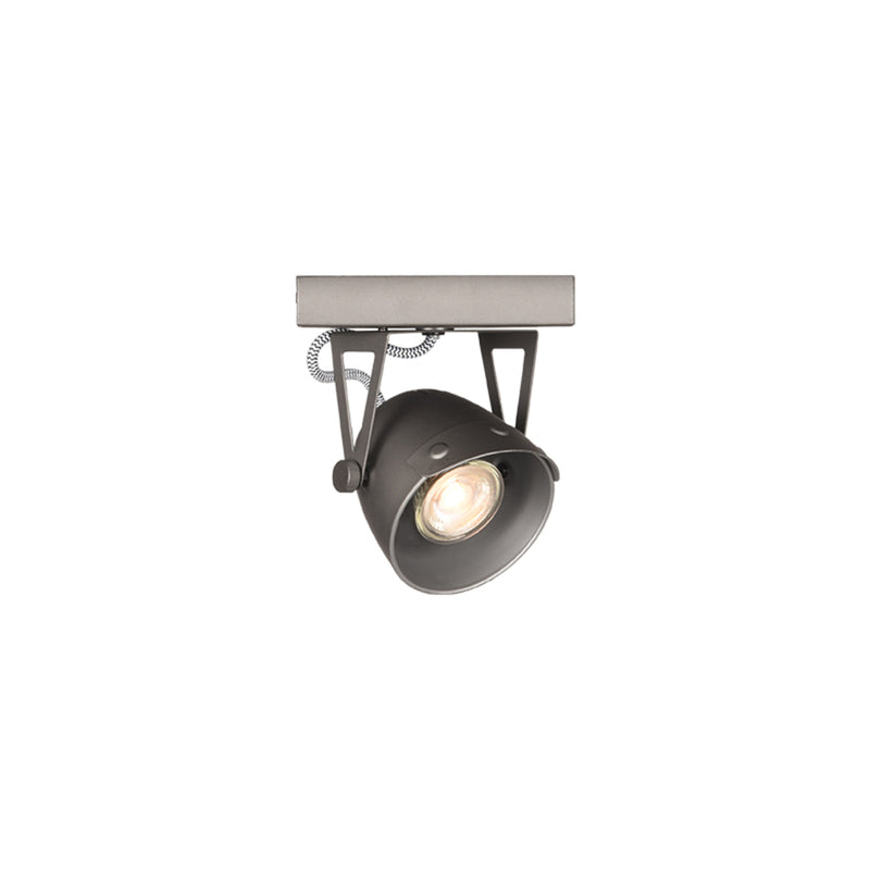Spot Cap Burned Steel Metaal 1-Lichts 14x10x14 cm-Spots-LABEL51