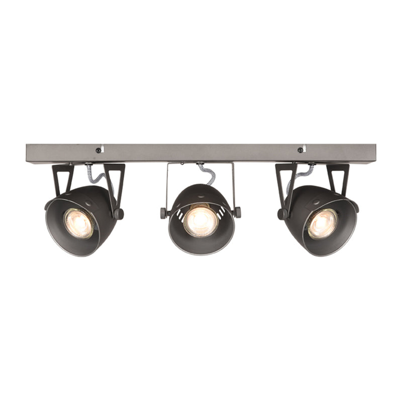 Spot Cap Burned Steel Metaal 3-Lichts 48x10x14 cm-Spots-LABEL51