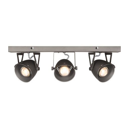 Spot Cap Burned Steel Metaal 3-Lichts 48x10x14 cm-Spots-LABEL51