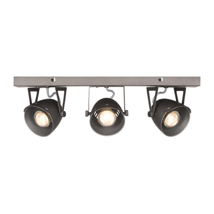 Spot Cap led - Grijs - Metaal - 3 Lichts-Spots-LABEL51